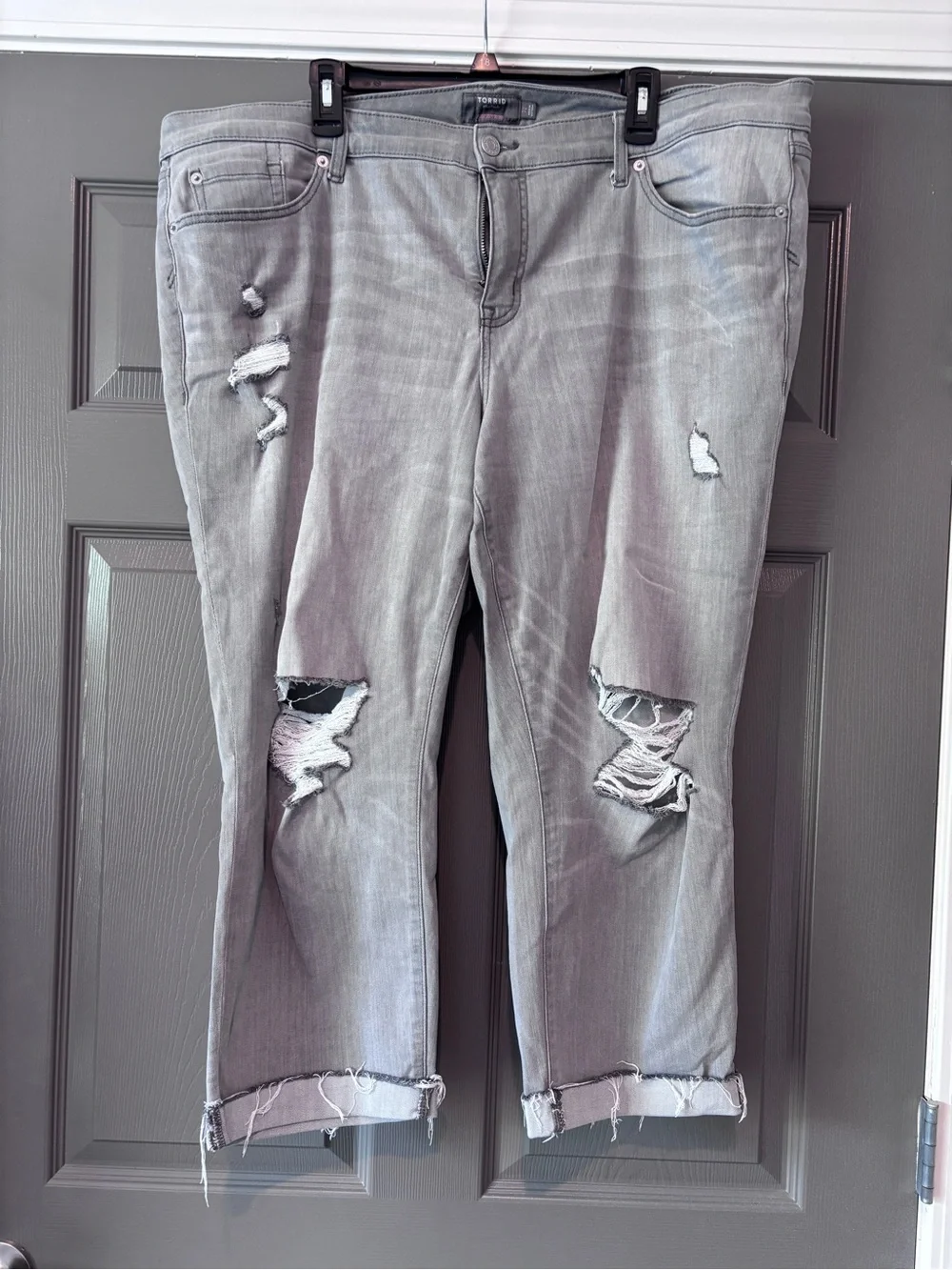 Torrid Super Soft Boyfriend Jean 22 - Picture 2 of 4